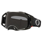 Oakley Airbrake MX Goggle (Tuff Blocks Black/Gunmetal) Dark Grey Lens