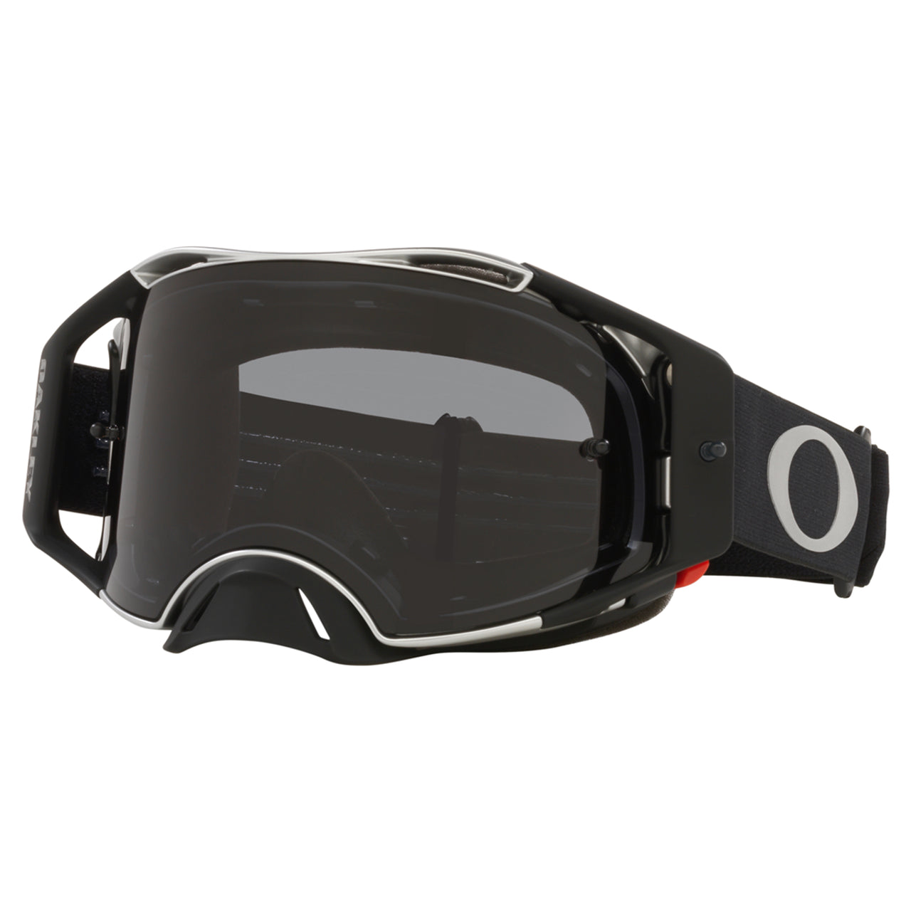 Oakley Airbrake MX Goggle (Tuff Blocks Black/Gunmetal) Dark Grey Lens
