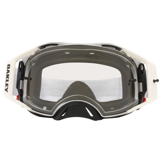 Oakley Airbrake MX Goggles (Tuff Blocks White) Clear Lens