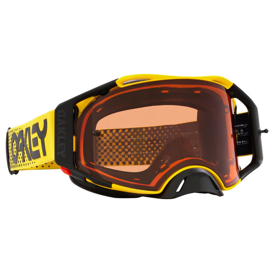 Oakley Airbrake MX Goggles (Moto Yellow) Prizm Bronze Lens
