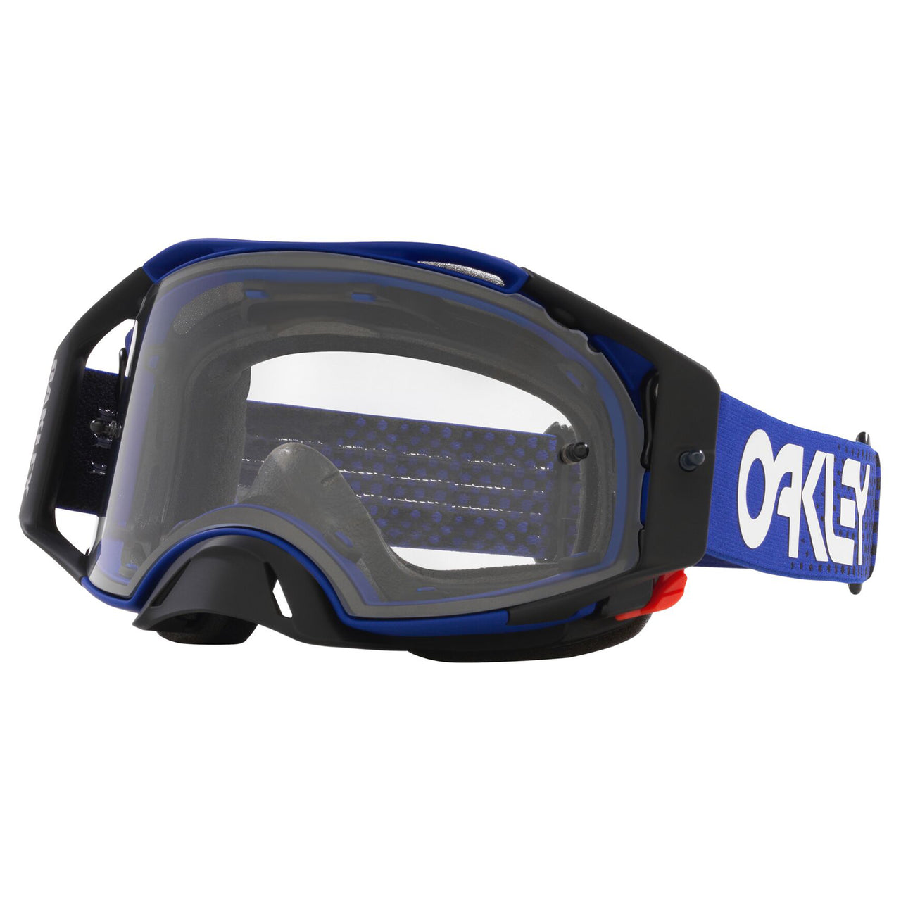 Oakley Airbrake MX Goggles (Moto Blue) Clear Lens