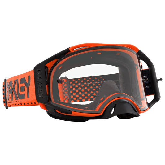 Oakley Airbrake MX Goggles (Moto Orange) Clear Lens