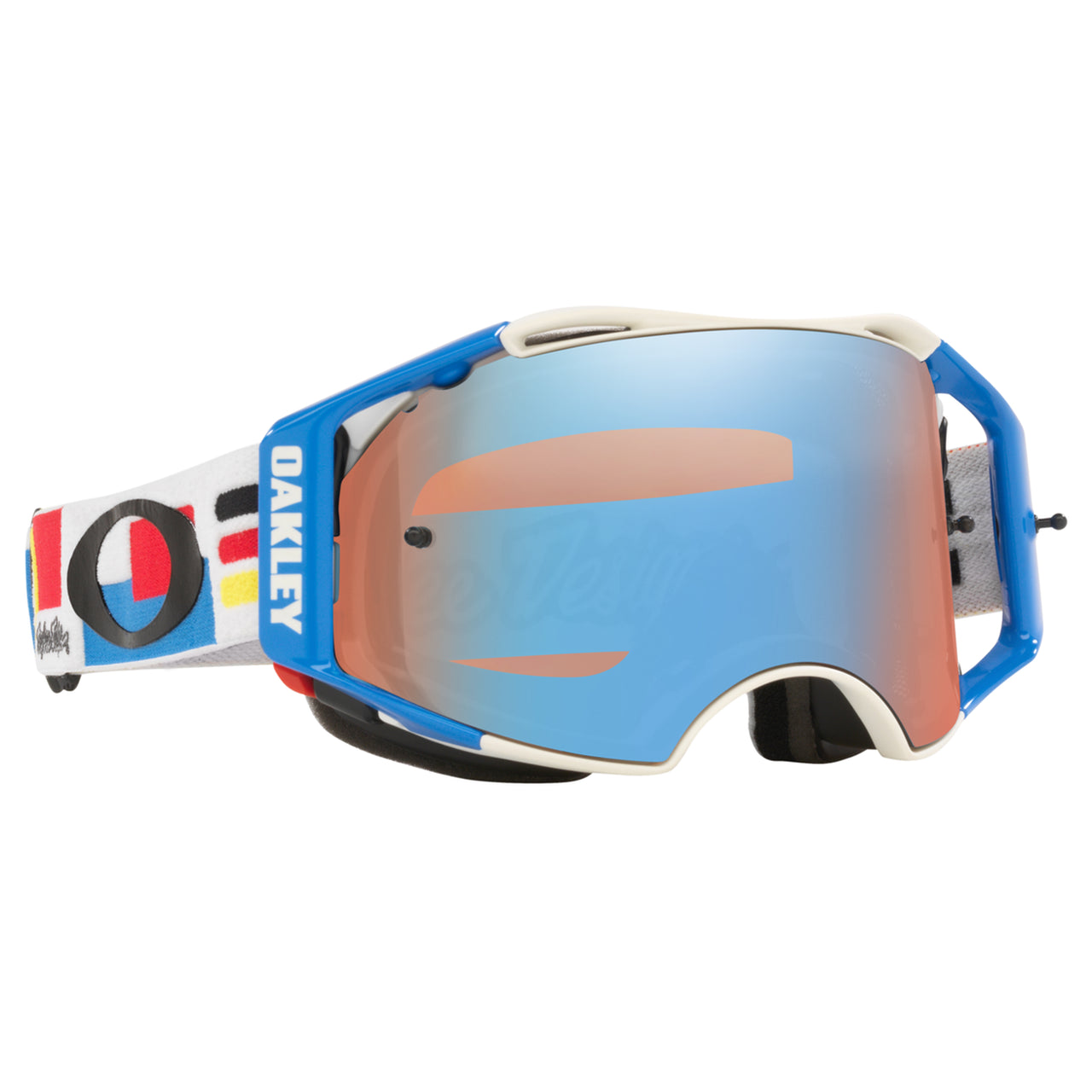 Oakley Oakley Airbrake TLD Collection MTB Goggle (Drop In White) Prizm Sapphire Lens - Side View