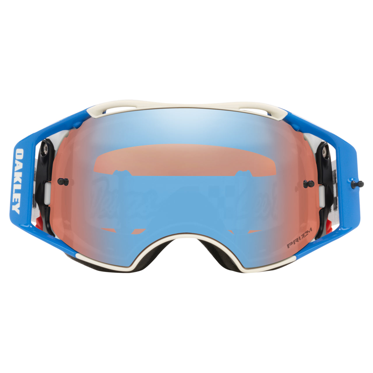 Oakley Oakley Airbrake TLD Collection MTB Goggle (Drop In White) Prizm Sapphire Lens - Rear View