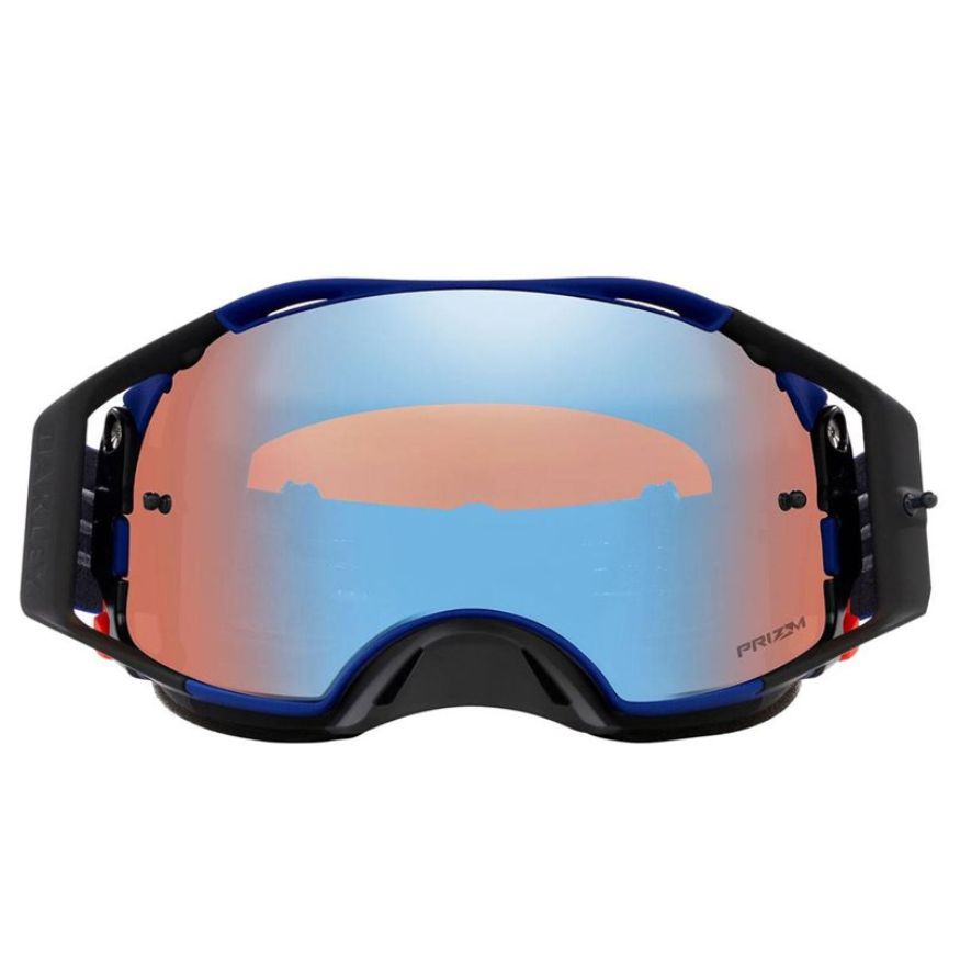 Oakley Oakley Airbrake MX Goggles (Moto Blue) Prizm Sapphire Iridium Lens - Detail View