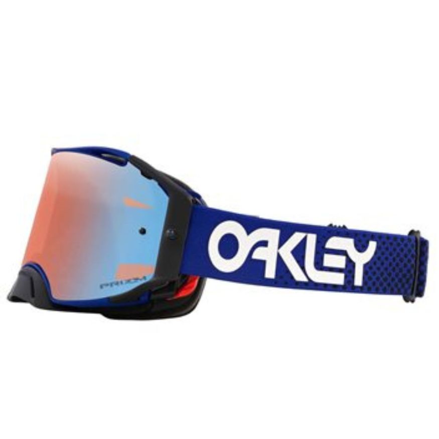 Oakley Oakley Airbrake MX Goggles (Moto Blue) Prizm Sapphire Iridium Lens - Side View