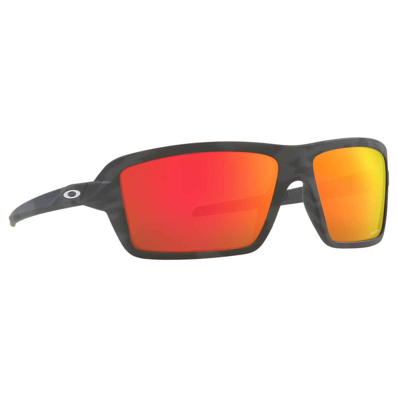 Oakley Cables Sunglasses (Black Camo) Prizm Ruby Lens