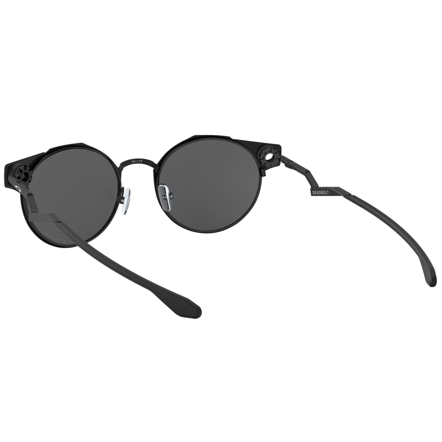 Oakley Deadbolt Sunglasses (Satin Black) Prizm Black Polarized Lens - Free Case