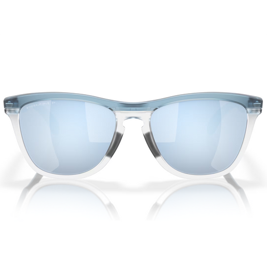 Oakley Frogskins Range Sunglasses (Trans Stonewash/Clear) Prizm Deep Water Polarized Lens