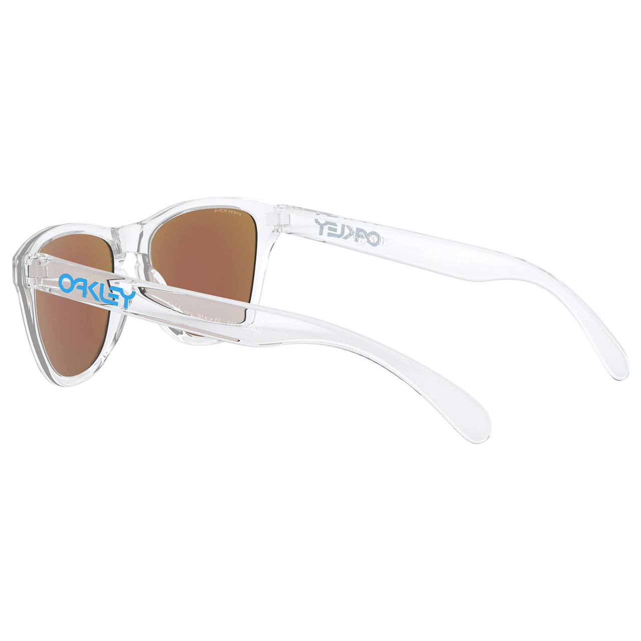 Oakley Frogskins XS Youth Sunglasses (Clear) Prizm Sapphire Lens