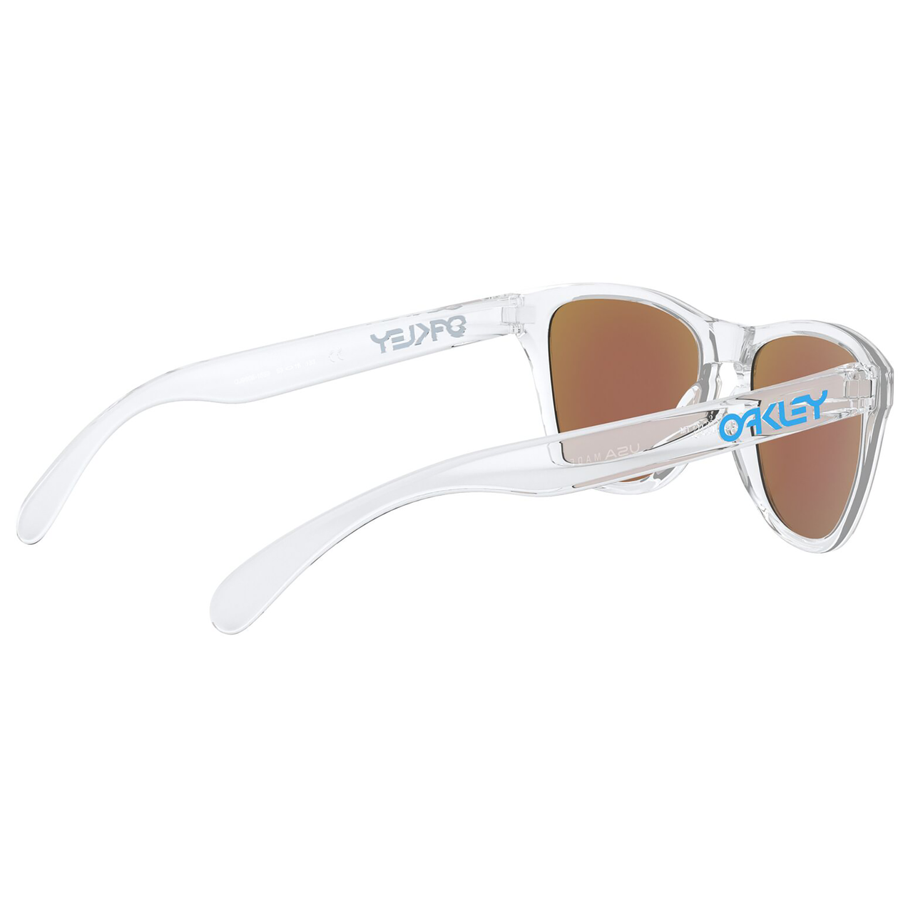 Oakley Frogskins XS Youth Sunglasses (Clear) Prizm Sapphire Lens