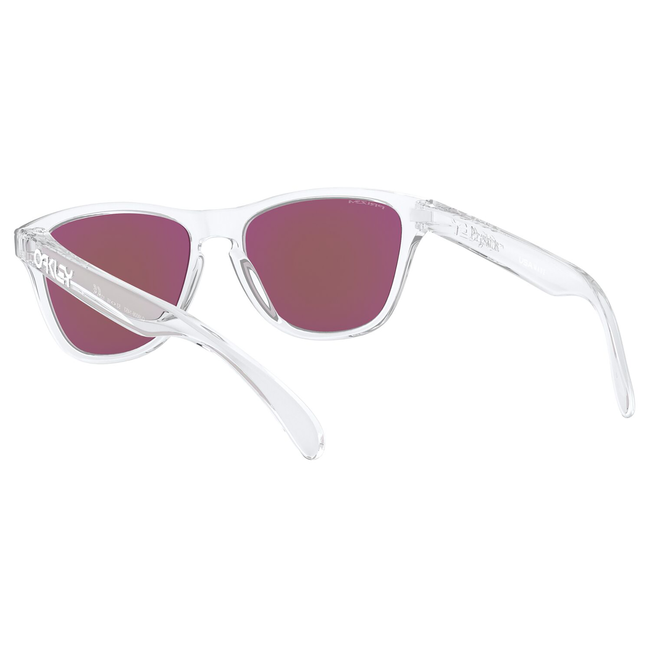 Oakley Frogskins XS Youth Sunglasses (Clear) Prizm Violet Lens