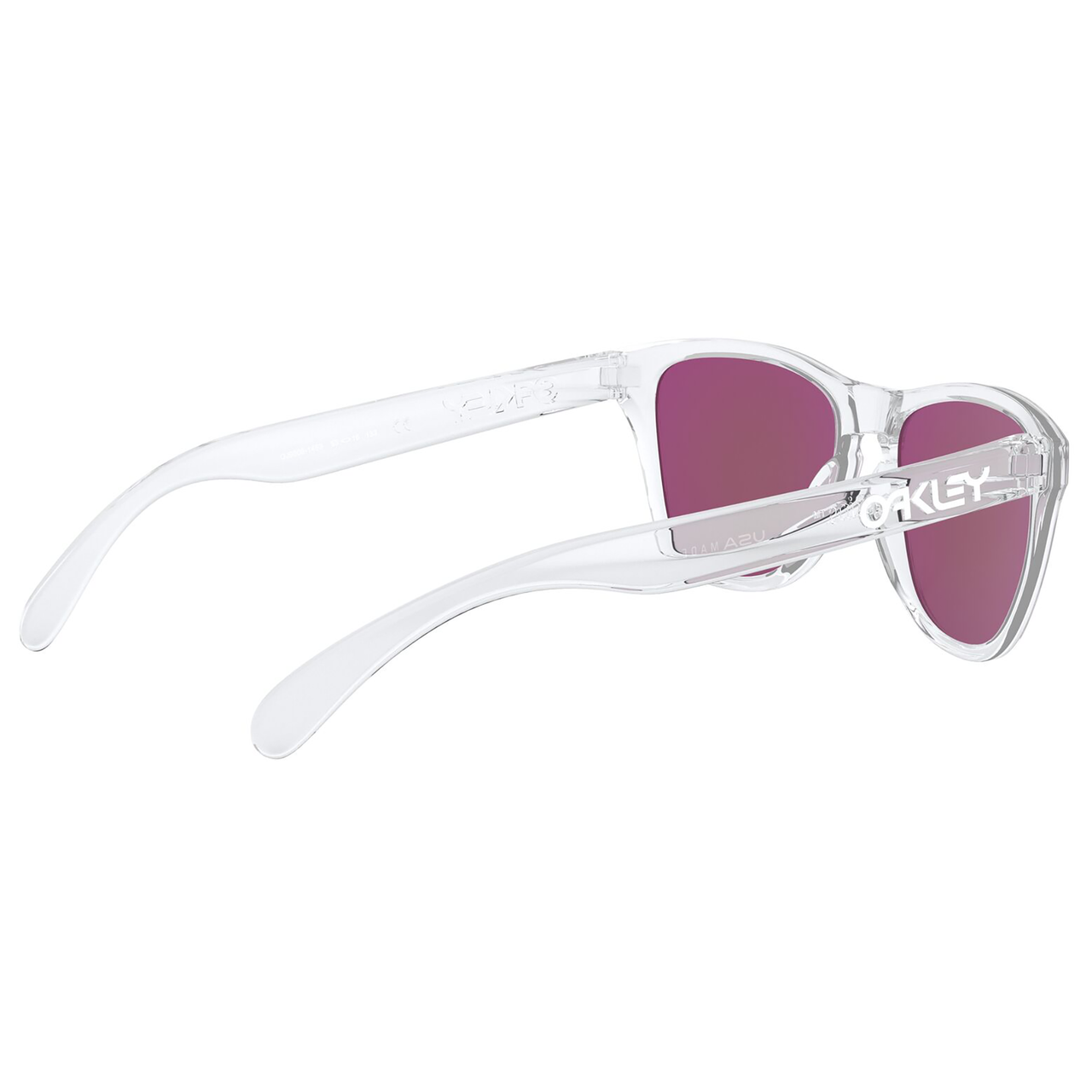 Oakley Frogskins XS Youth Sunglasses (Clear) Prizm Violet Lens