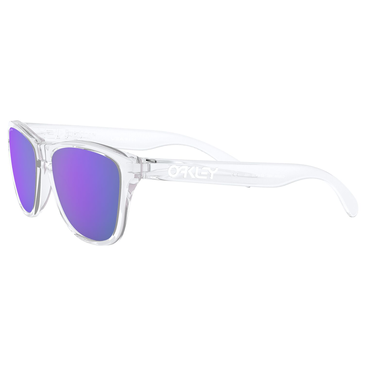 Oakley Frogskins XS Youth Sunglasses (Clear) Prizm Violet Lens