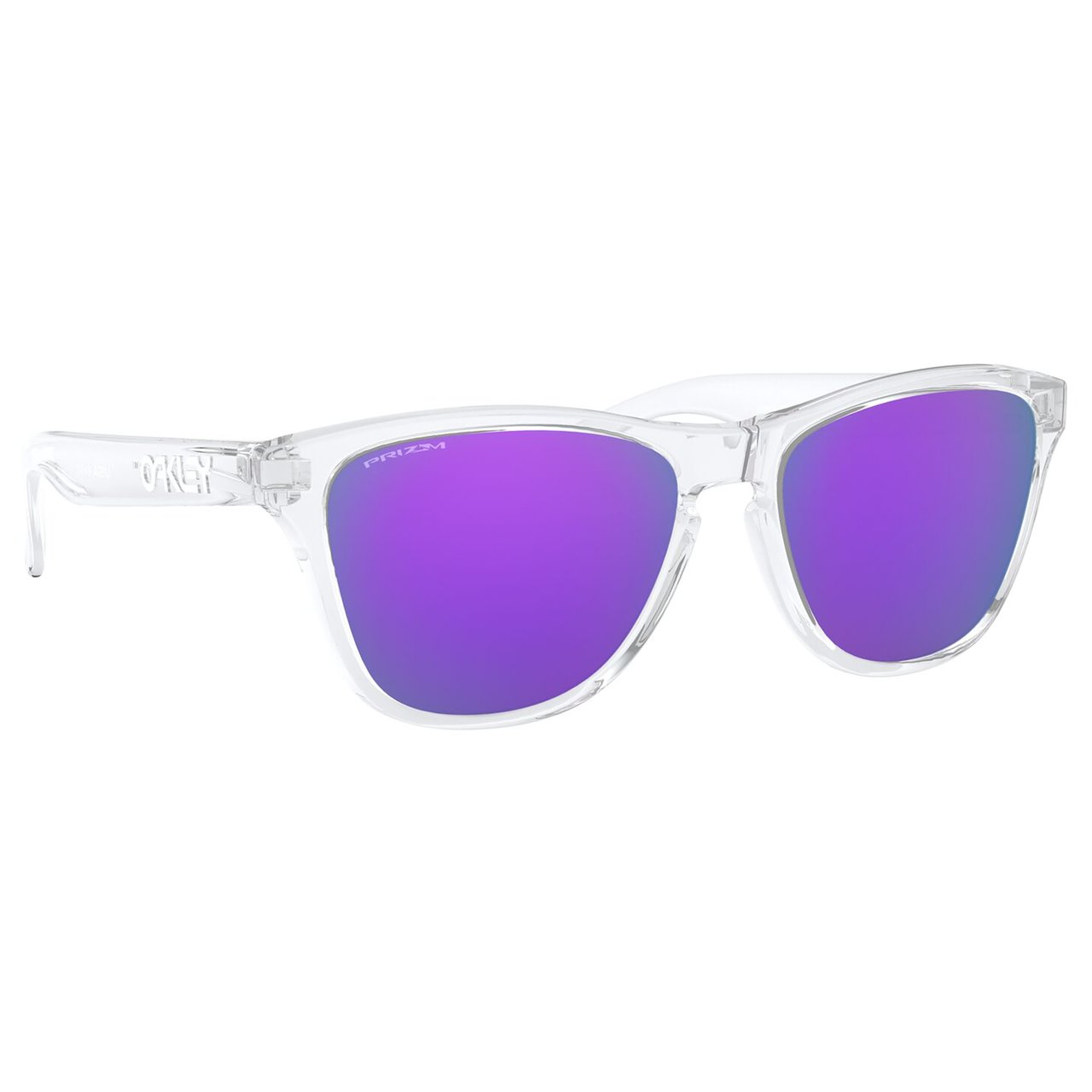 Oakley Frogskins XS Youth Sunglasses (Clear) Prizm Violet Lens