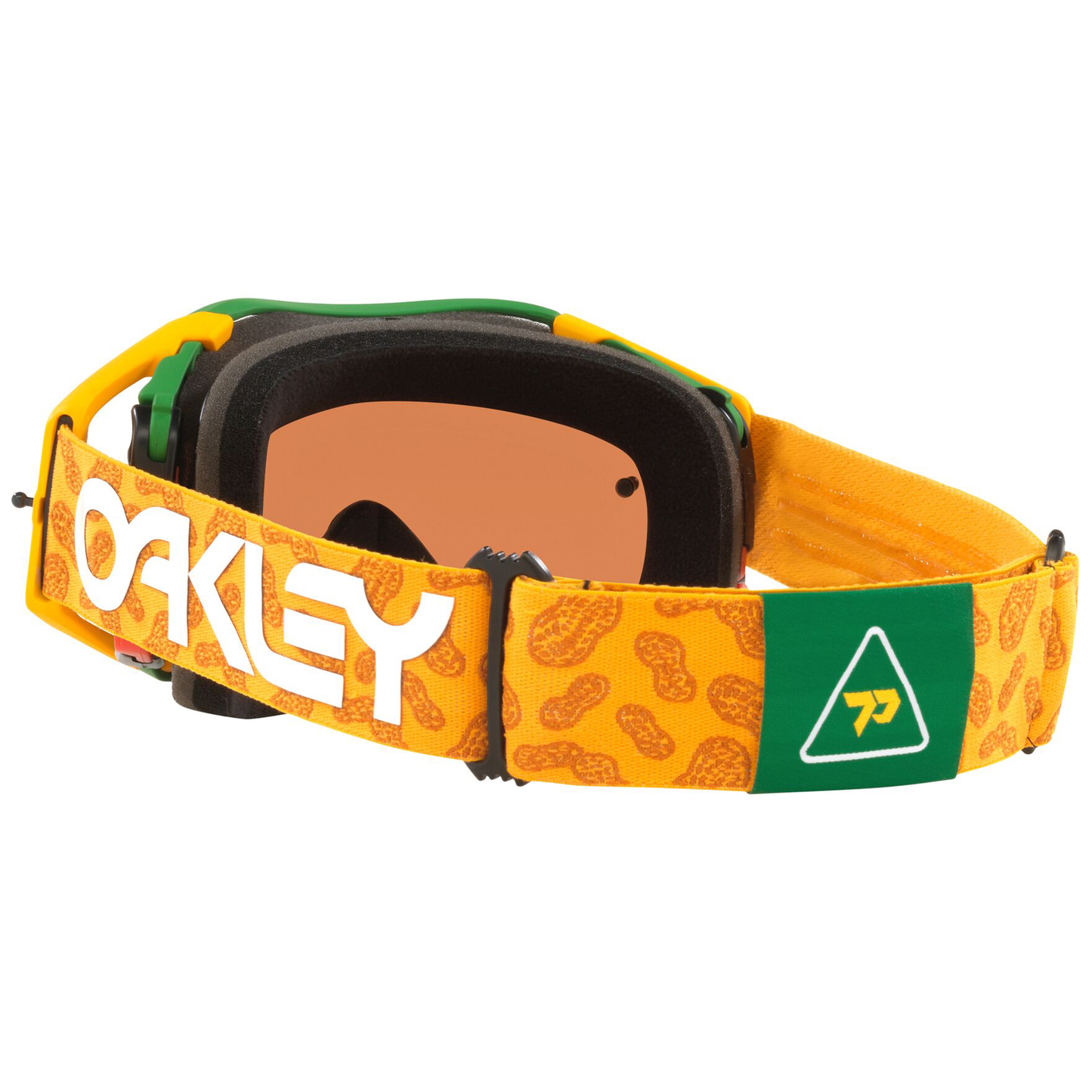 Oakley Airbrake MX Goggles (Toby Price Gold/Green) Prizm Black Lens