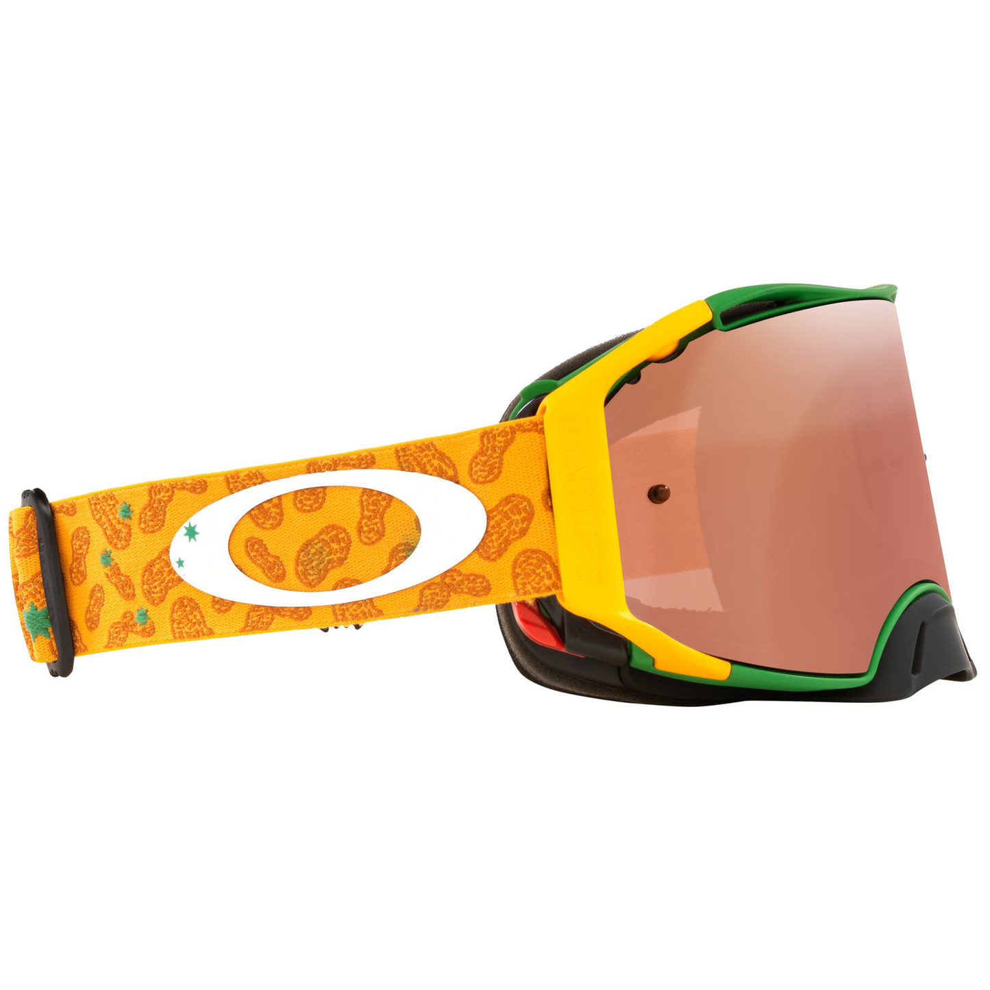 Oakley Airbrake MX Goggles (Toby Price Gold/Green) Prizm Black Lens