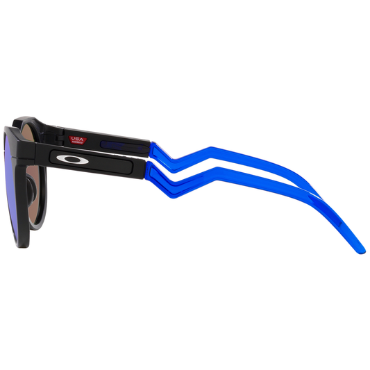 Oakley HSTN Sunglasses (Matte Black) Prizm Sapphire Lens