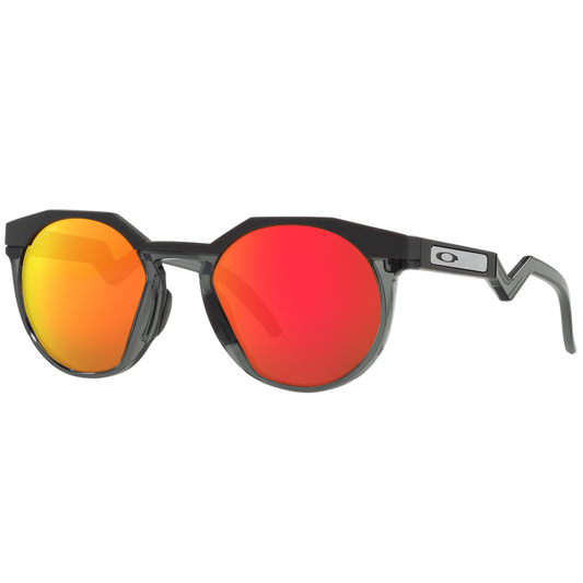 Oakley HSTN Sunglasses (Matte Carbon/Grey Smoke) Prizm Ruby Lens