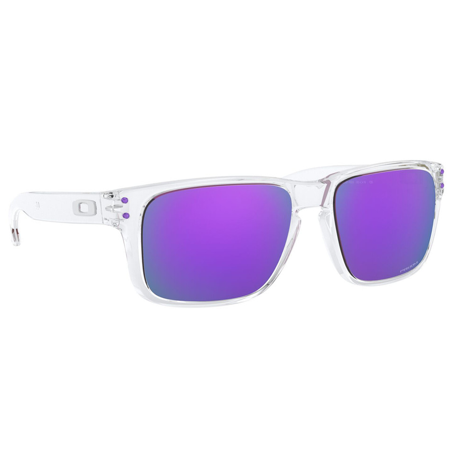 Oakley Holbrook XS Youth Sunglasses (Polished Clear) Prizm Violet Lens