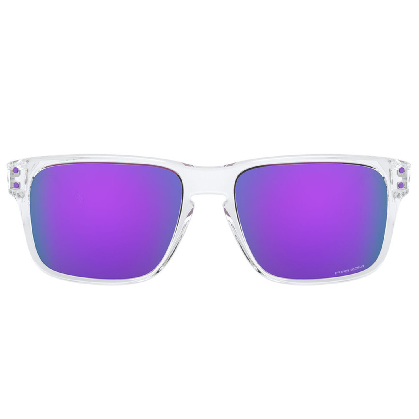 Oakley Holbrook XS Youth Sunglasses (Polished Clear) Prizm Violet Lens