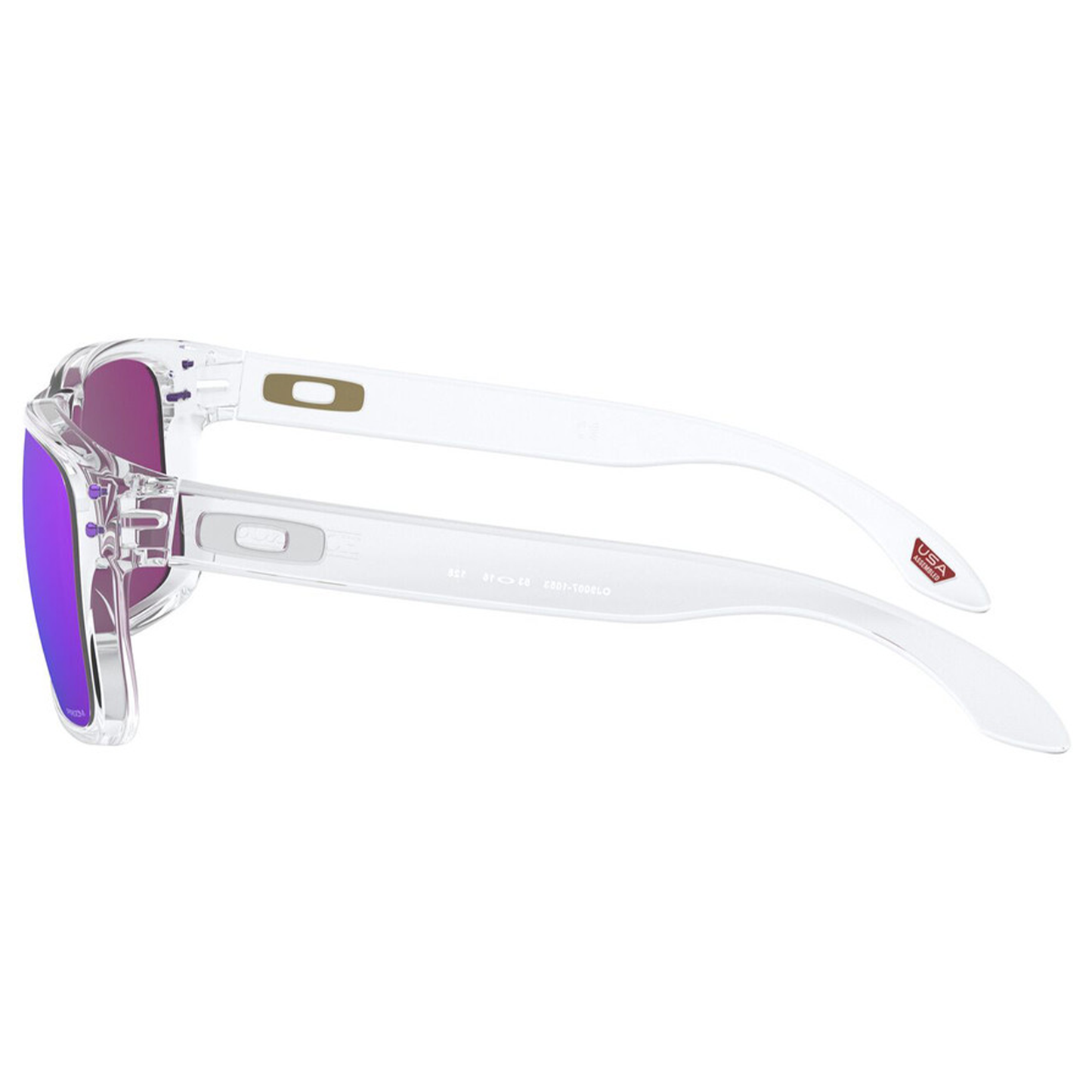 Oakley Holbrook XS Youth Sunglasses (Polished Clear) Prizm Violet Lens