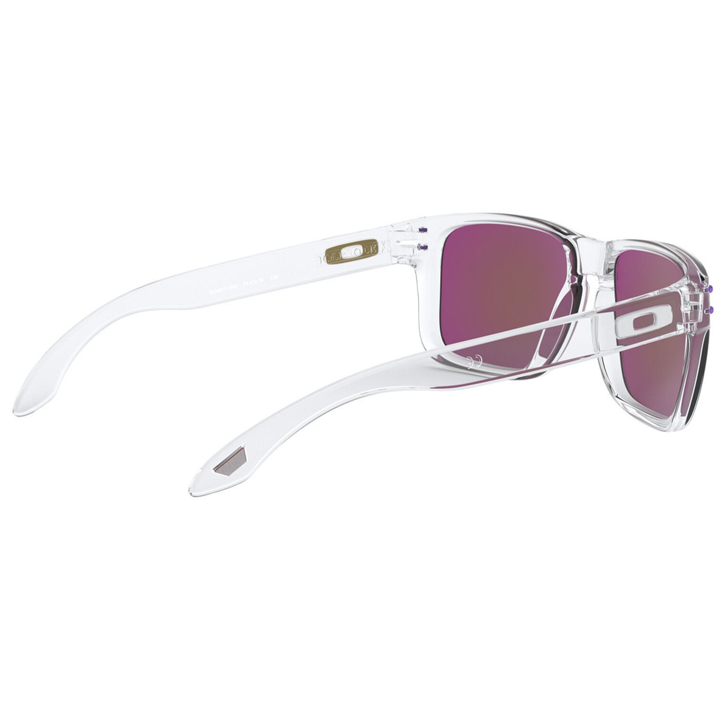 Oakley Holbrook XS Youth Sunglasses (Polished Clear) Prizm Violet Lens