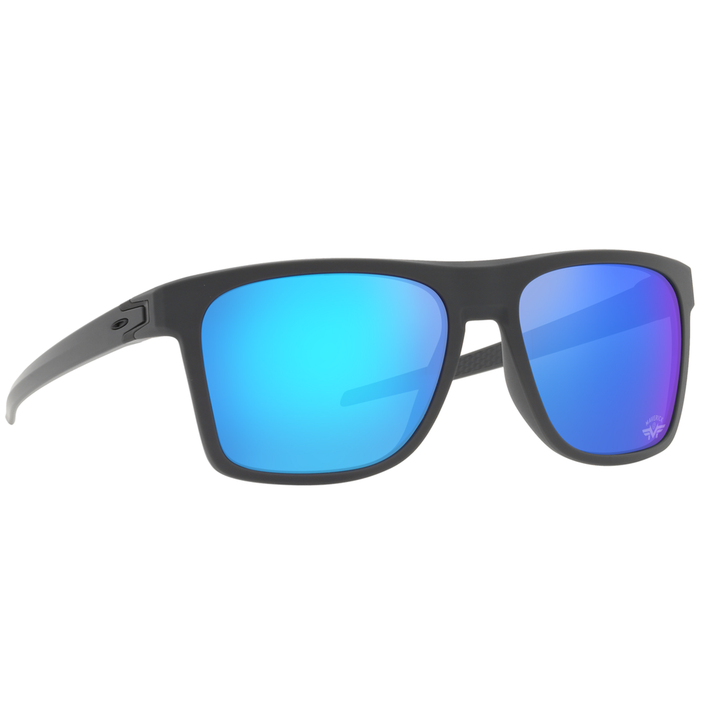 Oakley Leffingwell Sunglasses (Vinales Matte Dark Grey) Prizm Sapphire Lens