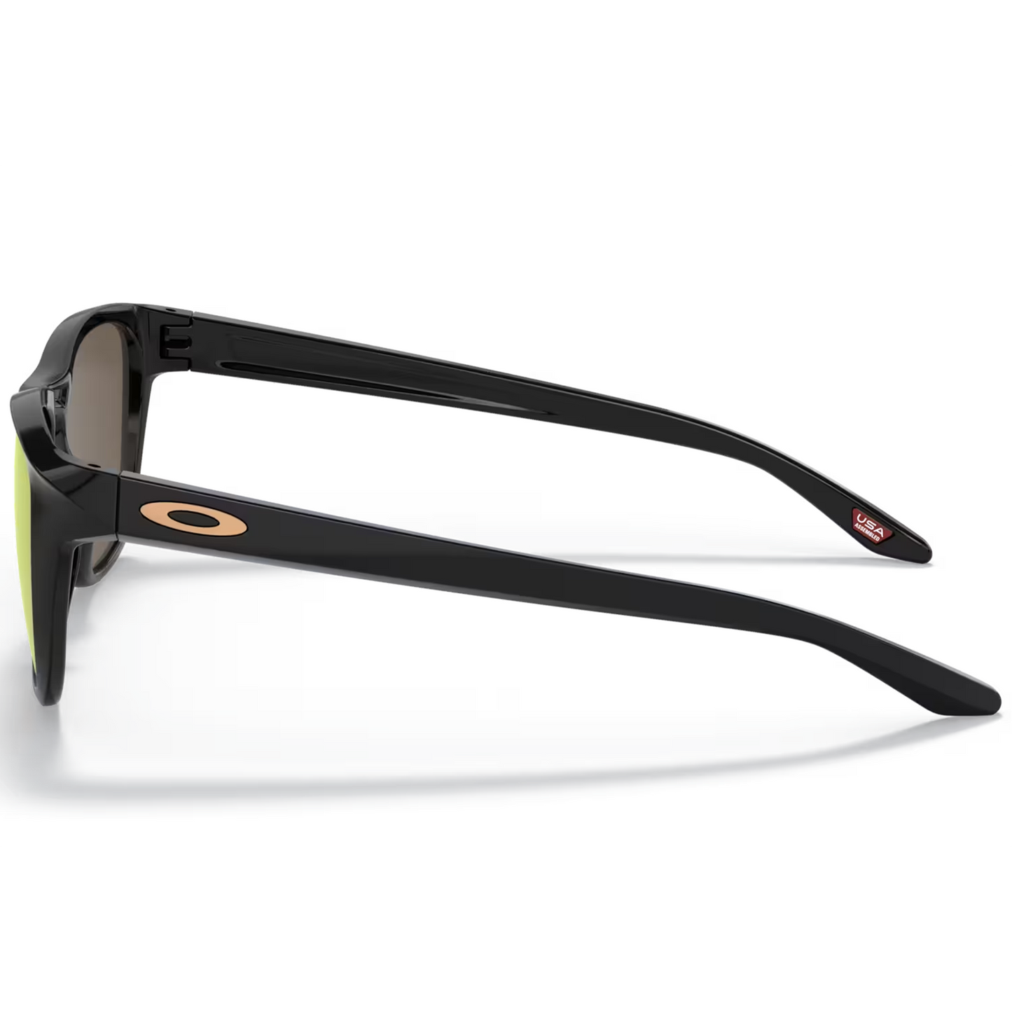 Oakley Manorburn Sunglasses (Polished Black) Prizm Rose Gold Lens