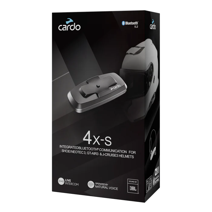 Cardo 4X-S Shoei GT-Air 3 / Neotec 3 / J-Cruise 3 Intercom