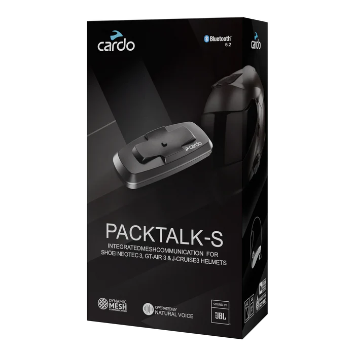 Cardo Packtalk-S Shoei GT-Air 3 / Neotec 3 / J-Cruise 3 Intercom