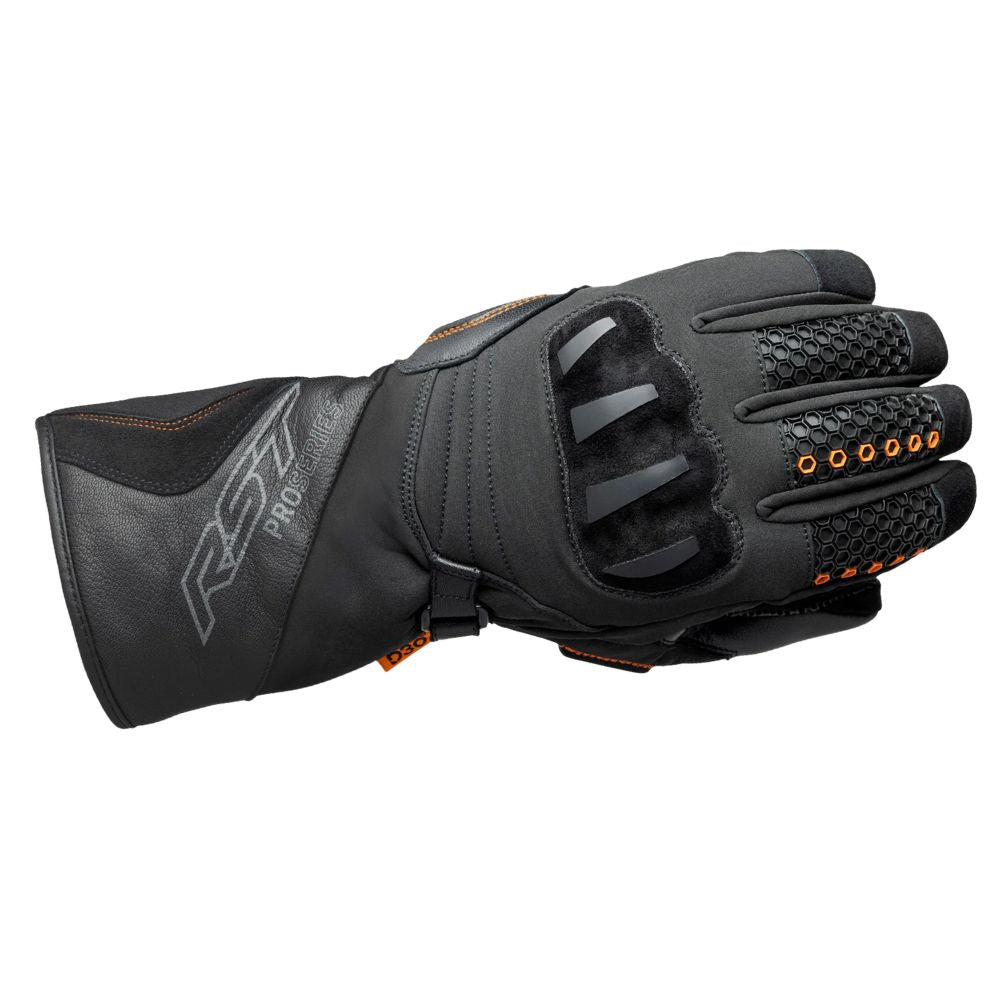 RST RST Pro Series Artic D3O WP Ladies Gloves Black - Front View