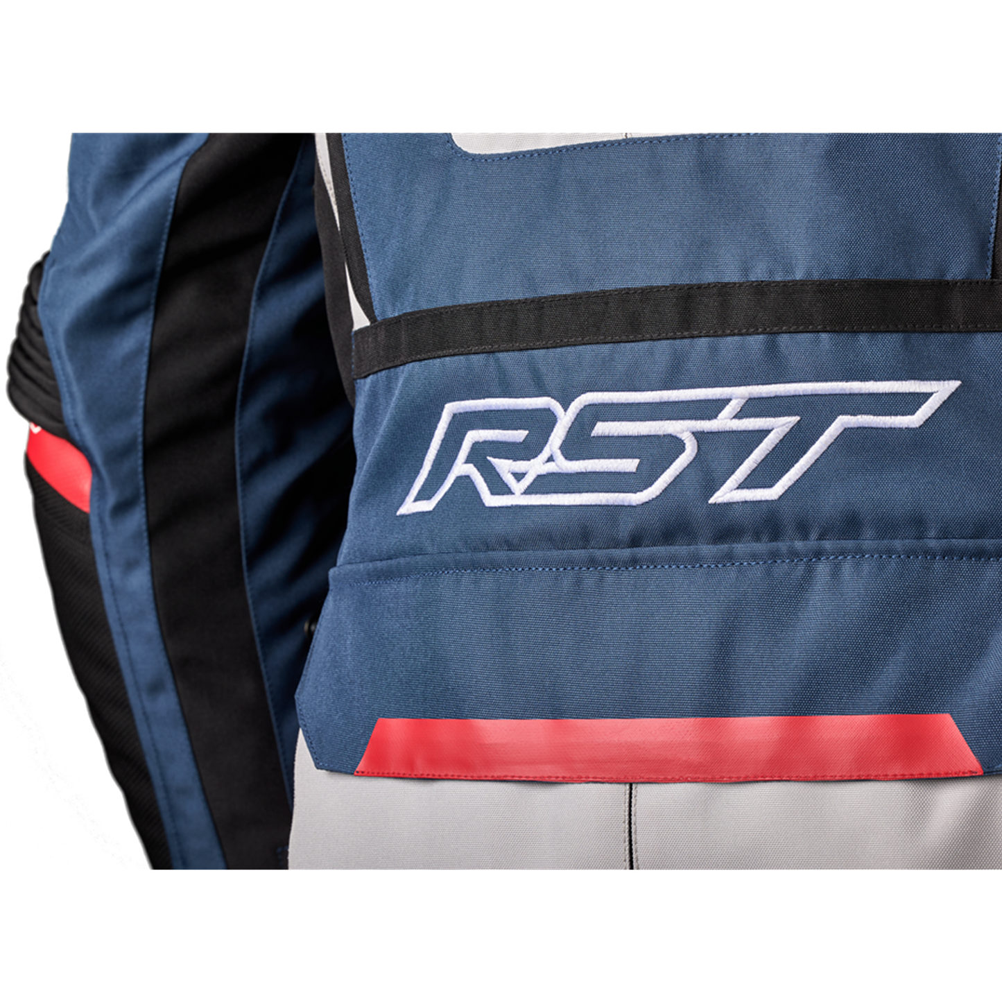 RST Adventure-X CE Ladies Textile Jacket - Silver/Blue/Red