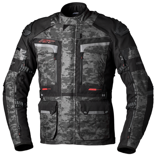 RST Adventure-X CE Men's Textile Jacket - Grey Camo (2409)