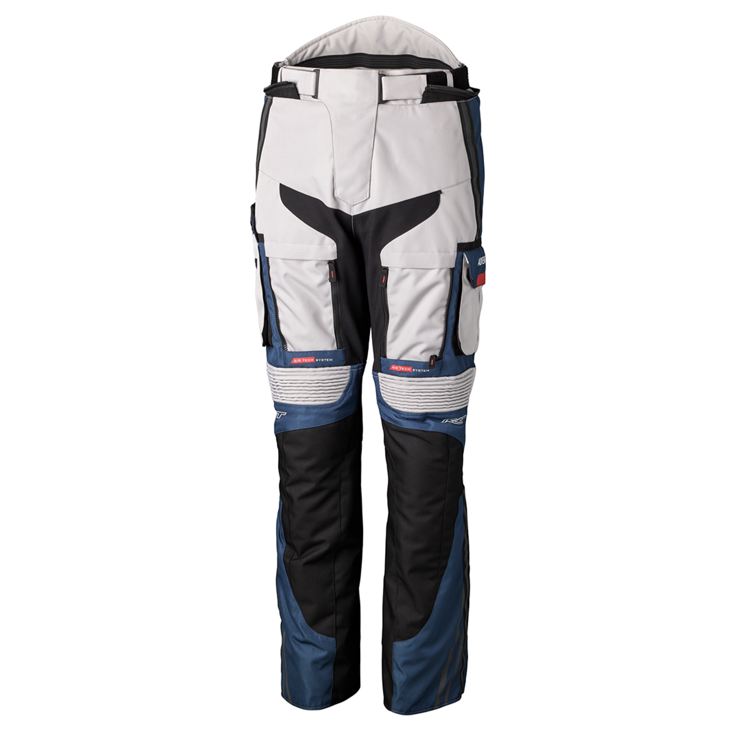 RST Adventure-X (CE) Men's Textile - Regular Length - Jean - Silver/Blue/Red