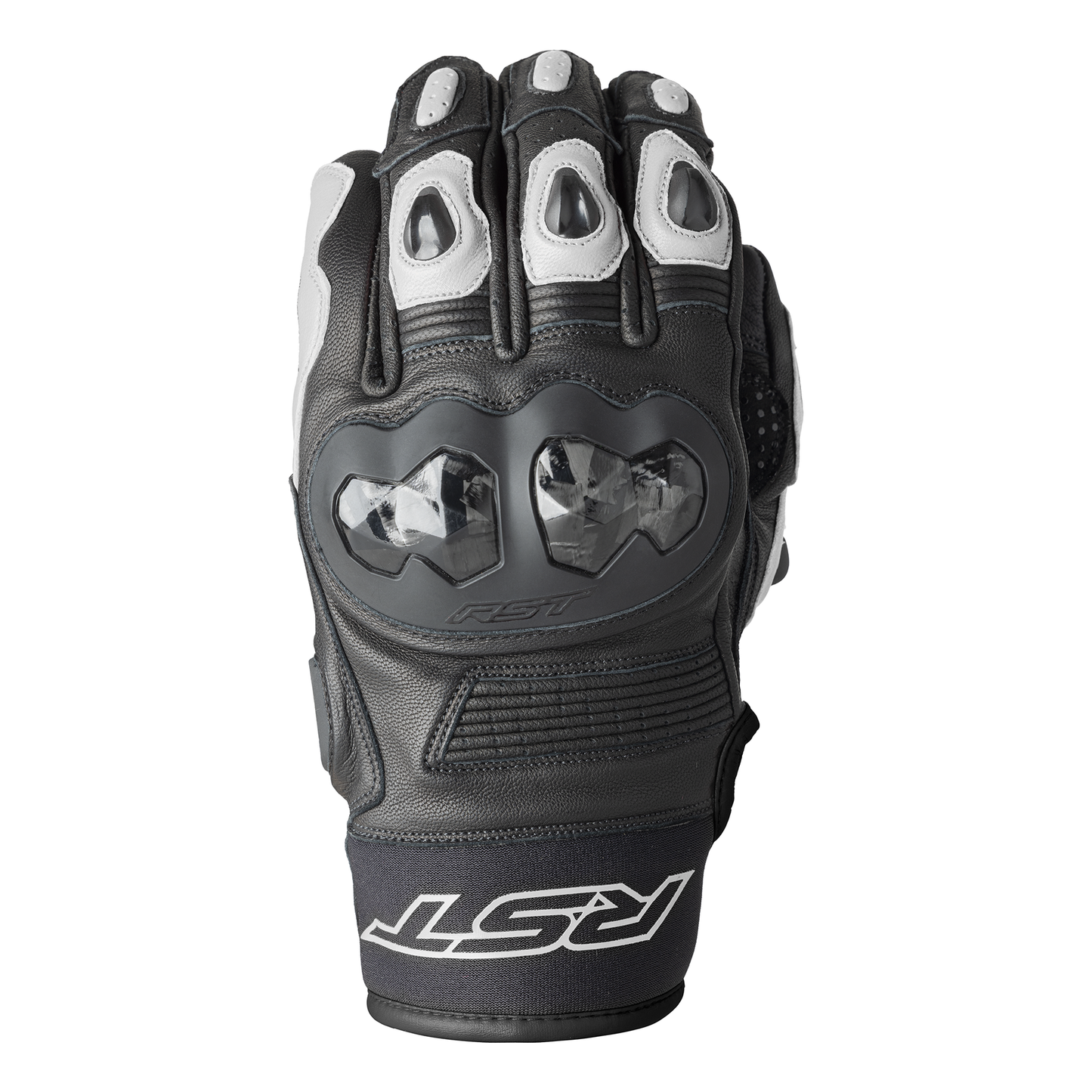 RST RST Freestyle 3 D3O Gloves White - Front View