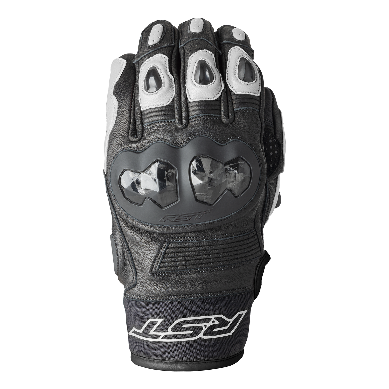 RST RST Freestyle 3 D3O Gloves White - Front View