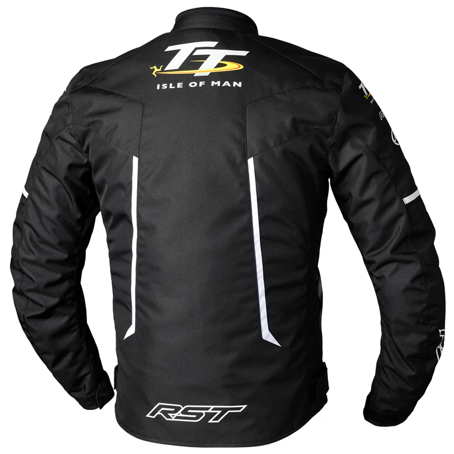 RST IOM TT Team Evo Textile Jacket - Black/White