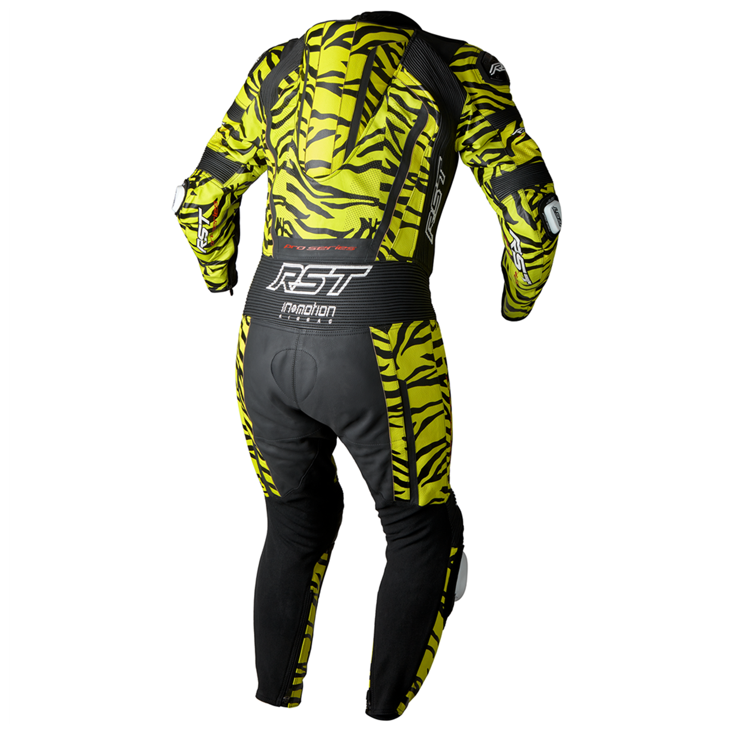 RST Pro Series Evo Airbag Men's Leather Suit - Tiger Flo | Gearchange ...