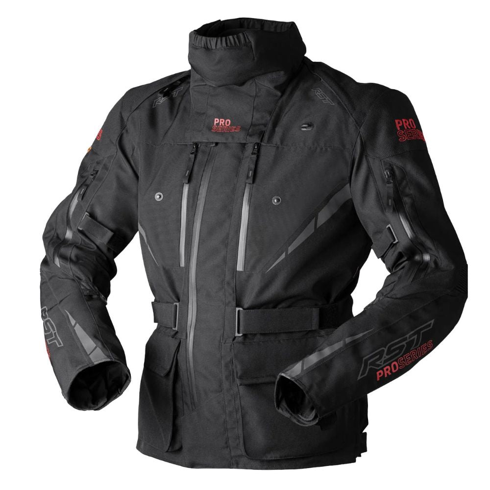 RST RST Pro Series Paragon D30 Textile Jacket - Black - Front View