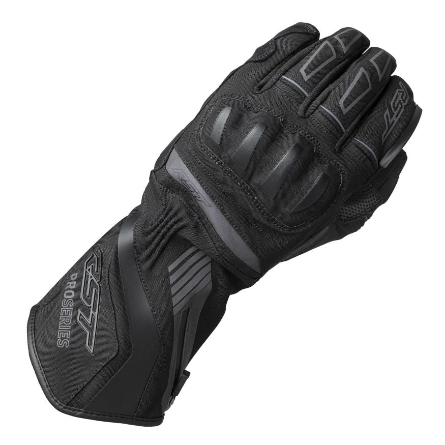 RST RST Pro Series Vega Waterproof Gloves Black - Front View