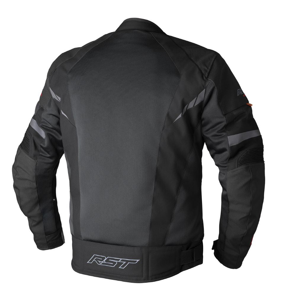 RST RST Pro Series Ventilator D30 Men's Textile Jacket - Black / Black - Side View