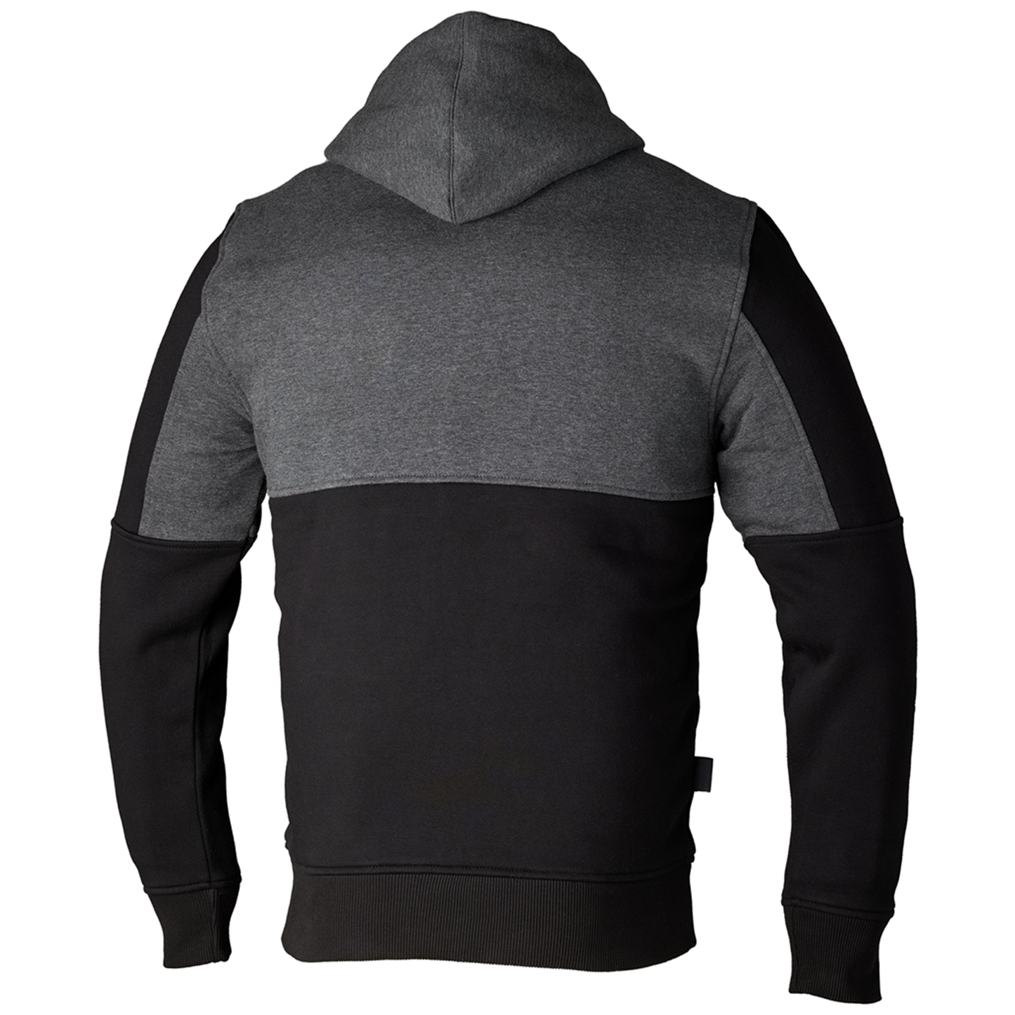 RST Team Zip Through Mens Textile Hoodie (CE) - Black/Grey