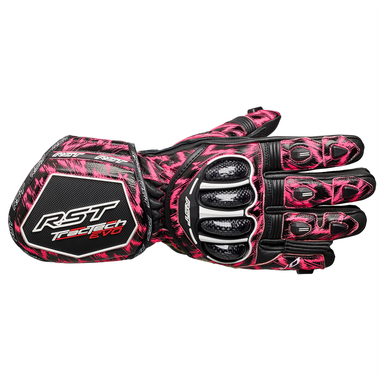 RST Tractech Evo 4 (CE) Gloves - Dazzle Pink