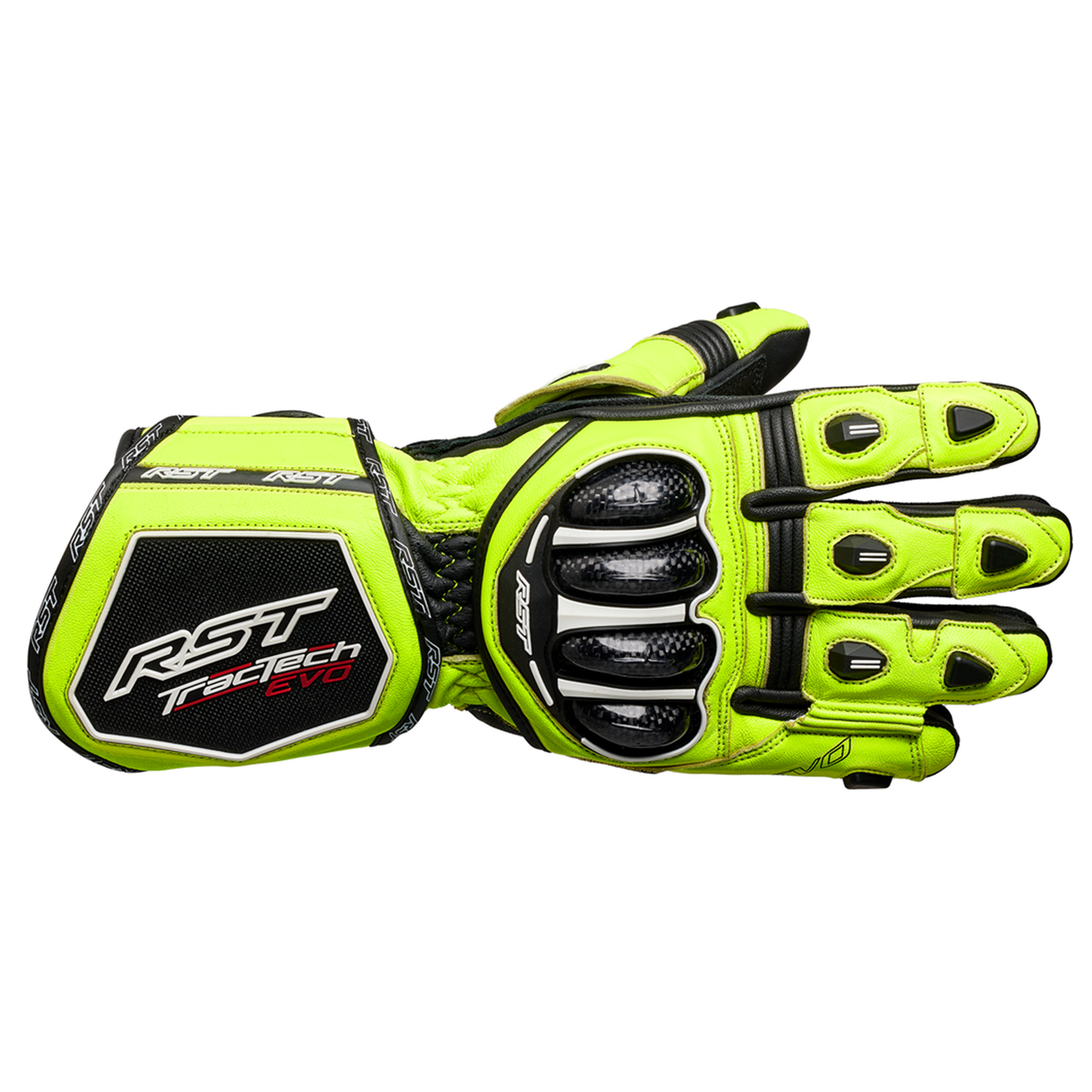 RST Tractech Evo 4 (CE) Gloves - Neon Yellow/Black