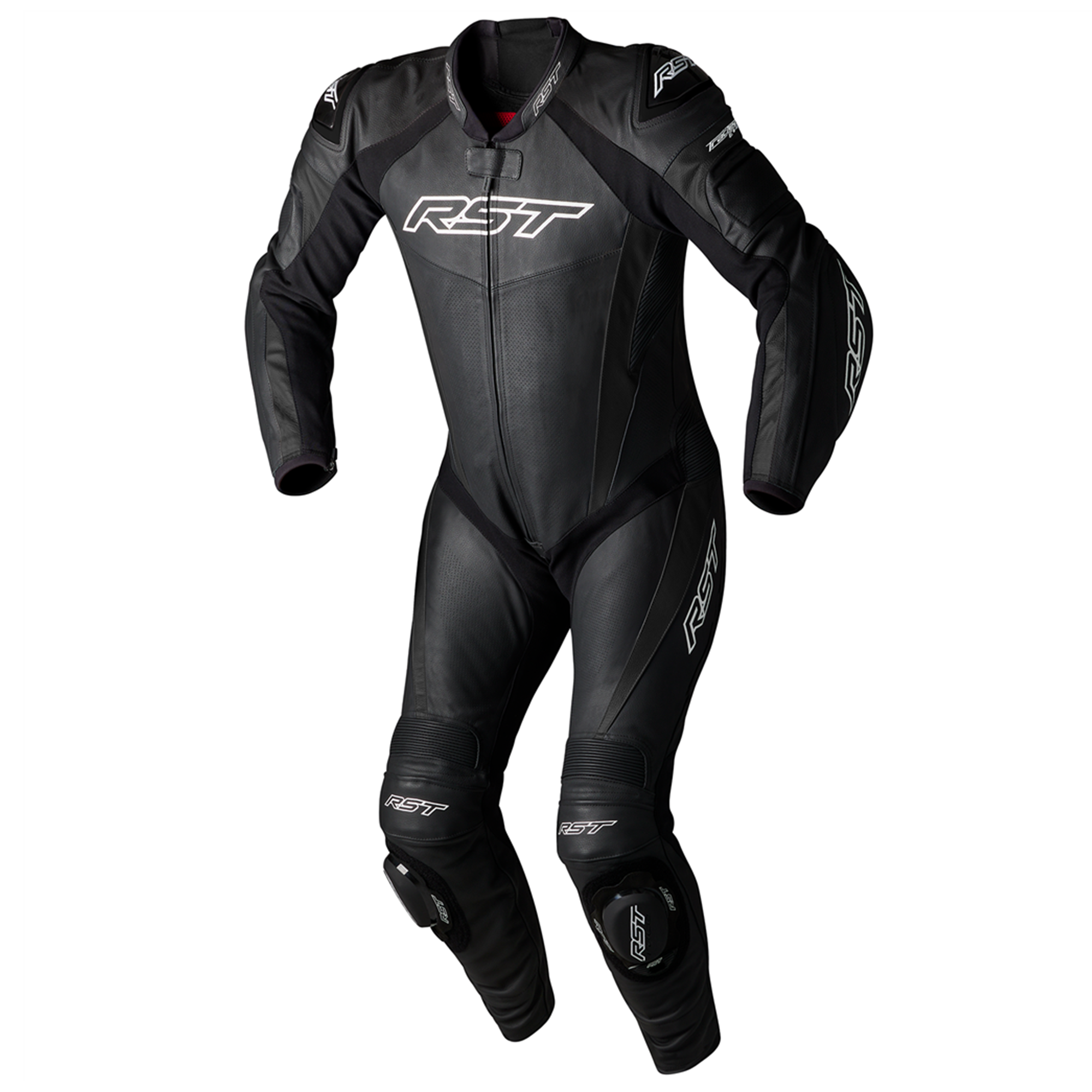 RST Tractech Evo 5 One Piece Leather Suit (CE) - Black – Gear Change Online