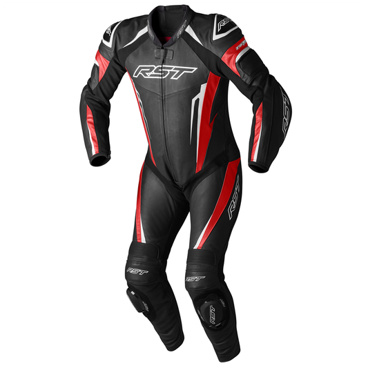 RST Tractech Evo 5 One Piece Leather Suit (CE) - Red/Black/White