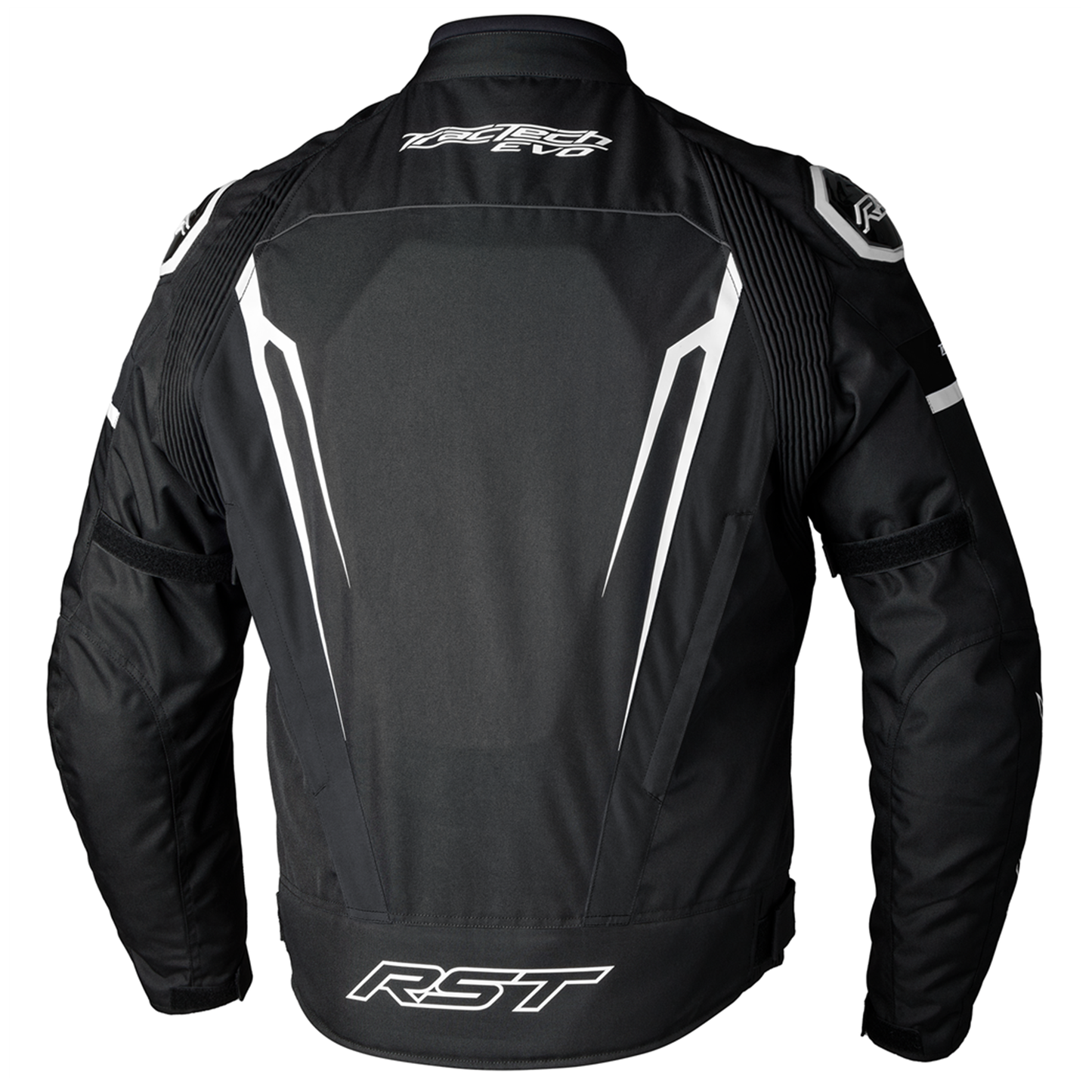 RST Tractech Evo 5 Mens Textile Jacket (CE) - Black/White/Black (3485)