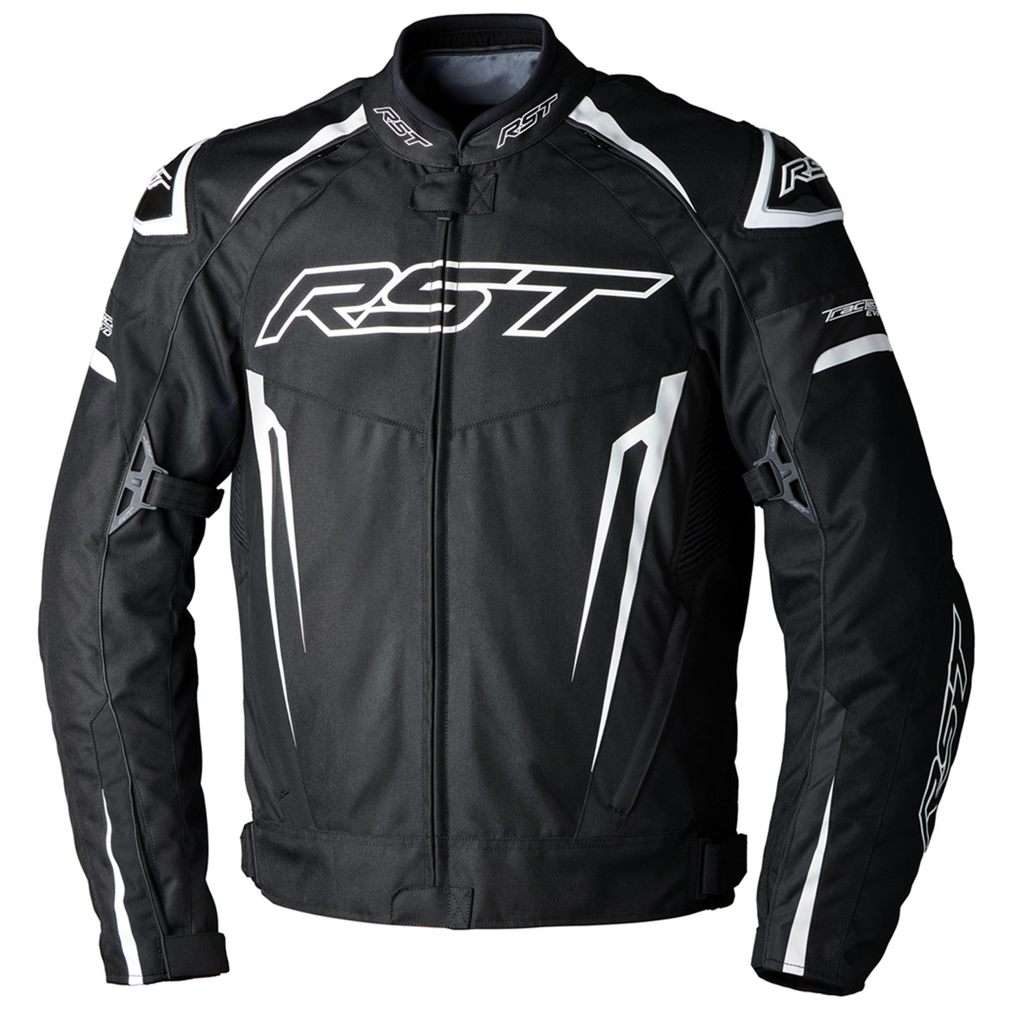 RST Tractech Evo 5 Mens Textile Jacket (CE) - Black/White/Black (3485)