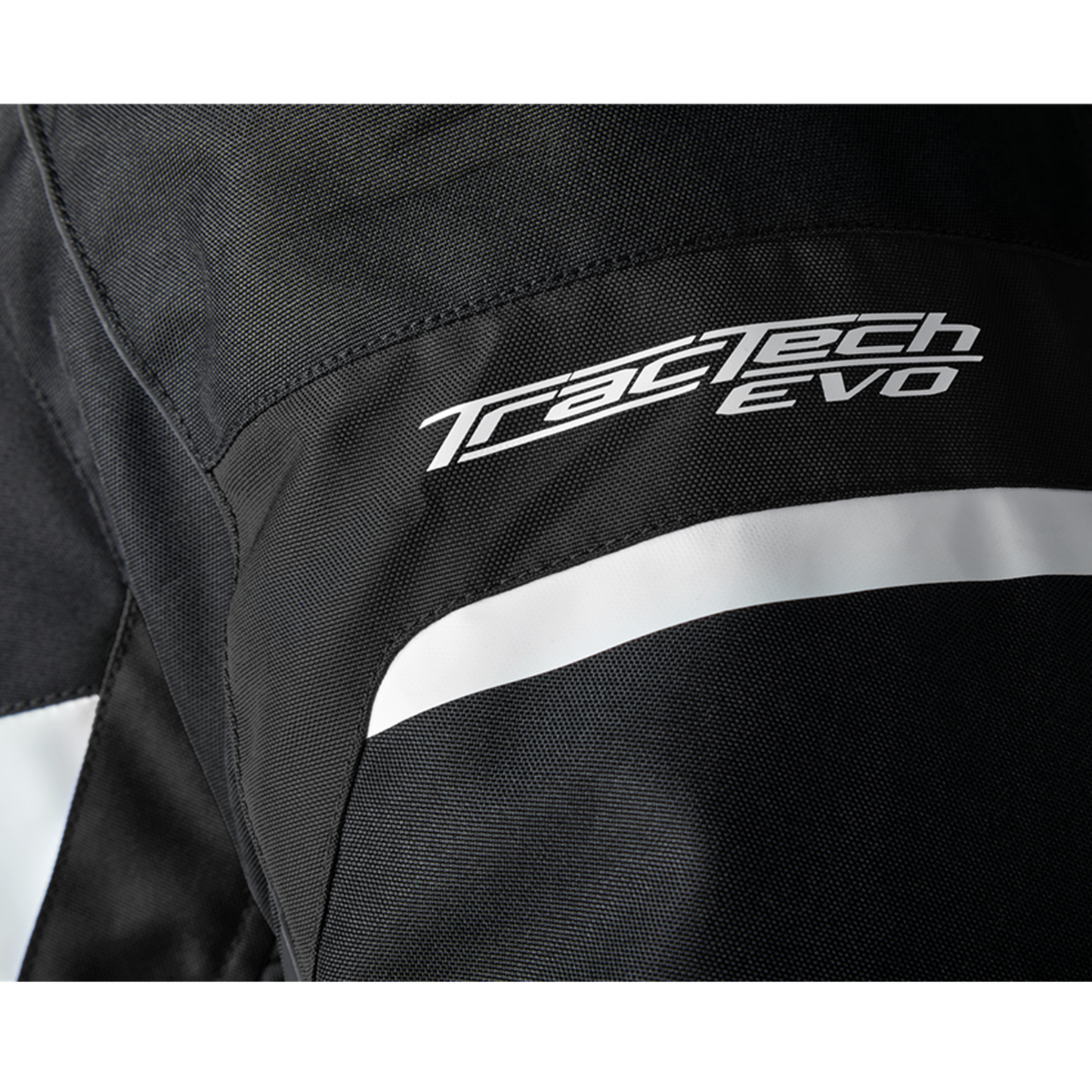 RST Tractech Evo 5 Mens Textile Jacket (CE) - Black/White/Black (3485)